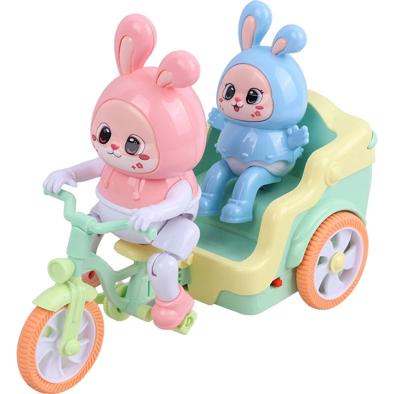 Funny Rabbit Interactive Musical Toy for Kids | Moving Rabbit Ride-On Toy with Music & Lights - Image 3