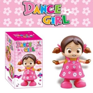 Dance Girl Toy with Flashing Lights and Musical Sound – Interactive Walking & Dancing Doll for Kids