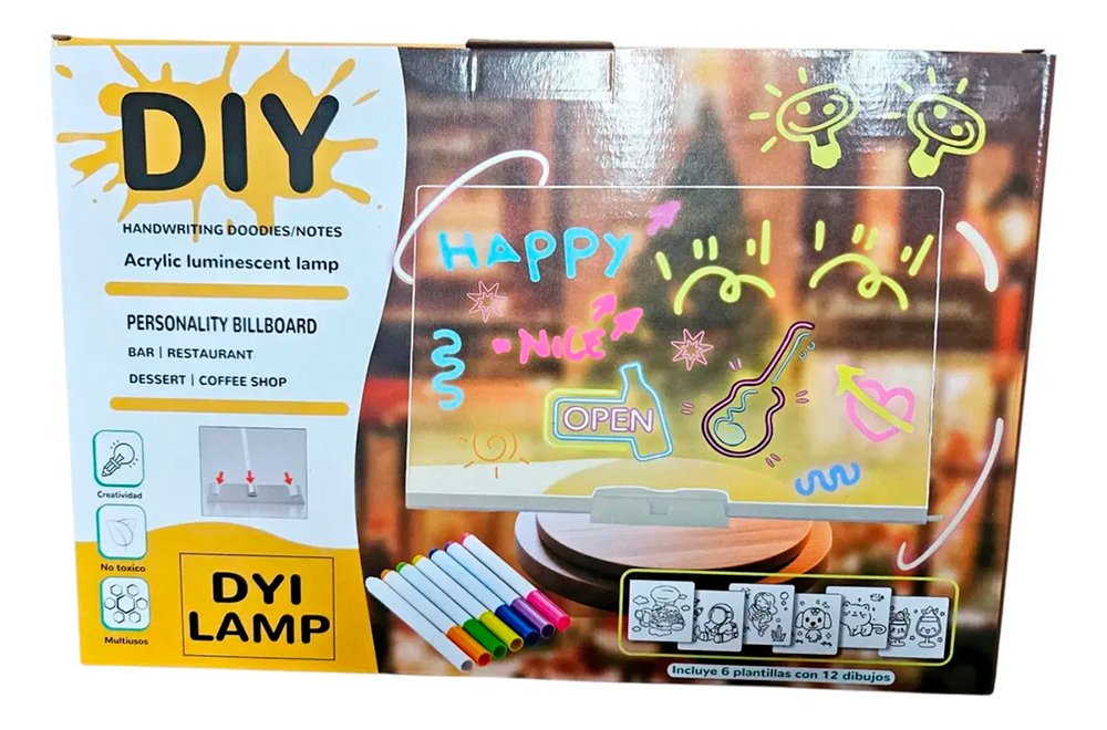 DIY Acrylic LED Writing Lamp for Kids & Adults
