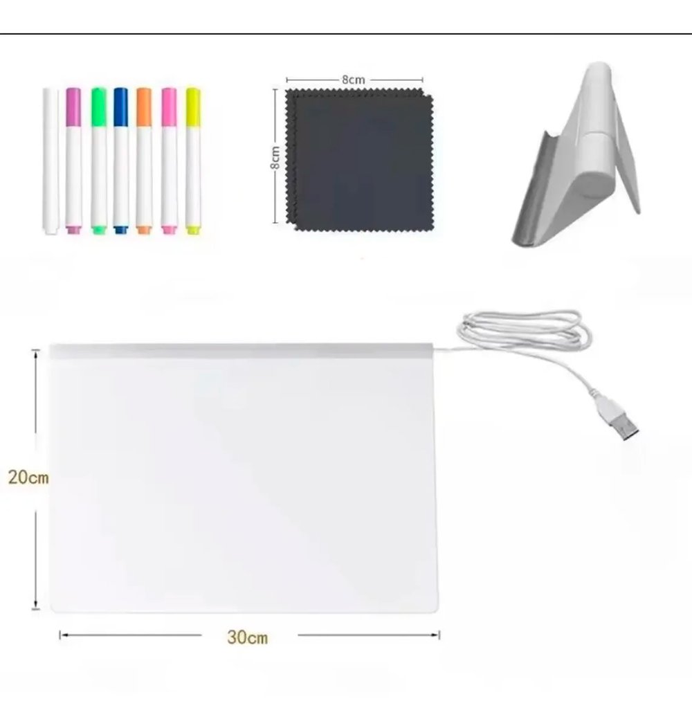 DIY Acrylic LED Writing Lamp for Kids & Adults - Image 4