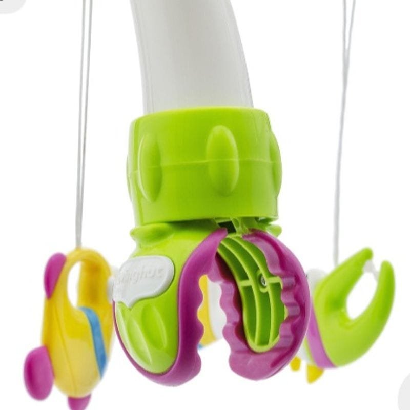 Loving Hut Musical Baby Crib Mobile – Hanging Cot Toy with Soothing Melodies & Rotating Colorful Vehicle Pendants for Strollers and Cradles - Image 2