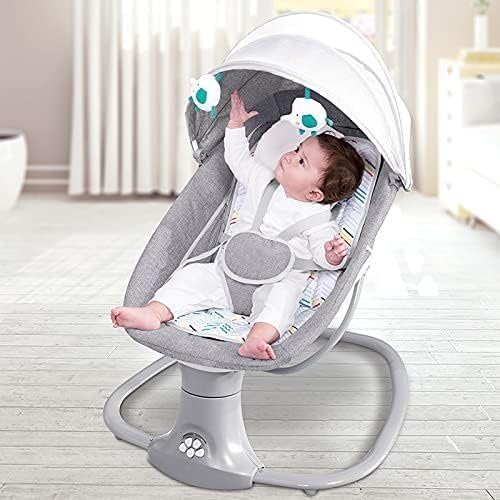 3-in-1 Baby Bouncer Rocker Seat with Canopy & Hanging Toys