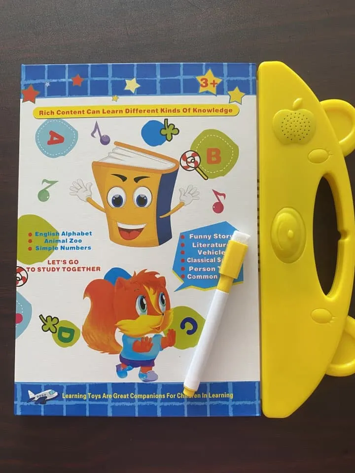 Interactive Educational Learning Book for Kids 3+ – Talking Learning Toy with English Alphabet, Numbers, Fruits, Animals, Vehicles & Nursery Rhymes - Image 3