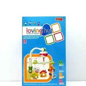 Loving Hut Musical Baby Crib Mobile – Hanging Cot Toy with Soothing Melodies & Rotating Colorful Vehicle Pendants for Strollers and Cradles