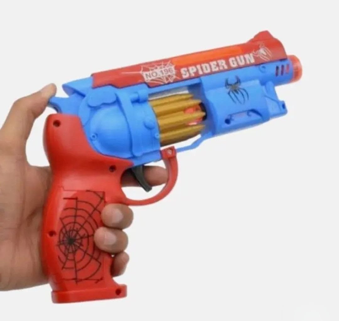 Spider Gun Kids Electric Toy Gun – Superhero Theme Action Toy with Sound, Flashing Lights, & Safe Play Design - Image 2