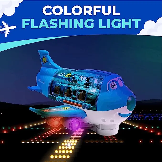 Airliner Toy Airplane for Kids – Colorful Aircraft Pretend Play Toy | Kids Airplane Toy - Image 2