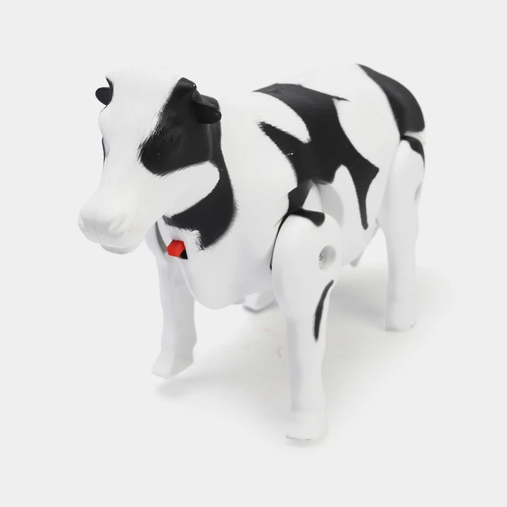 Electric Walking Cow Toy with Sound Effects and Light-Up Features – Battery-Operated Animal Toy for Kids