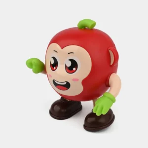 Dancing Apple Monkey Toy for Kids – Electric Musical Monkey with Lights, Music & 360° Dance Movement