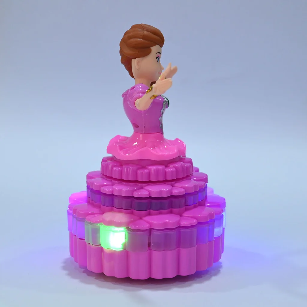 Dancing Doll Toy for Girls | 360° Rotating Dancing Princess Doll with Colorful LED Lights & Music | Automatic Spinning Kids Toy - Image 5
