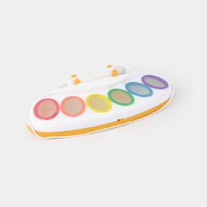 Color Draw Magical Paint Brush Set – Mess-Free Light-Up Brush with 6 Color Palette & 18 Drawing Sheets, Interactive Educational Toy