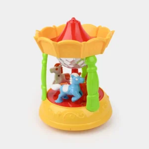 Musical Carousel Toy for Kids – Rotating Horse Carousel with Music, Colorful Lights & Spinning Action
