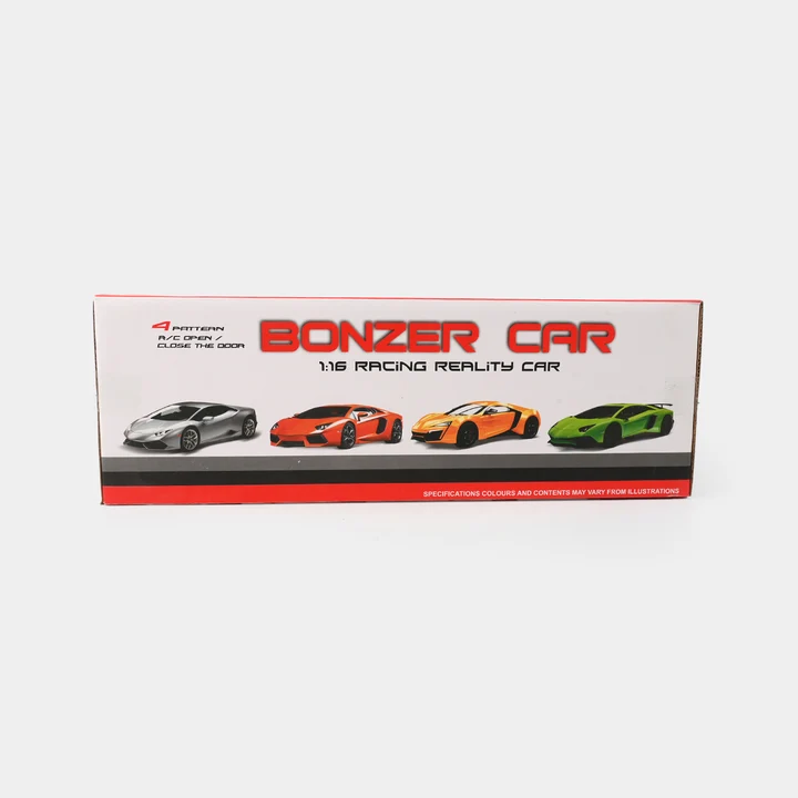 Bonzer Sports Car Toy 1:16 Scale | Red Toy Car with Rechargeable Battery & Charger for Kids 6+ - Image 4