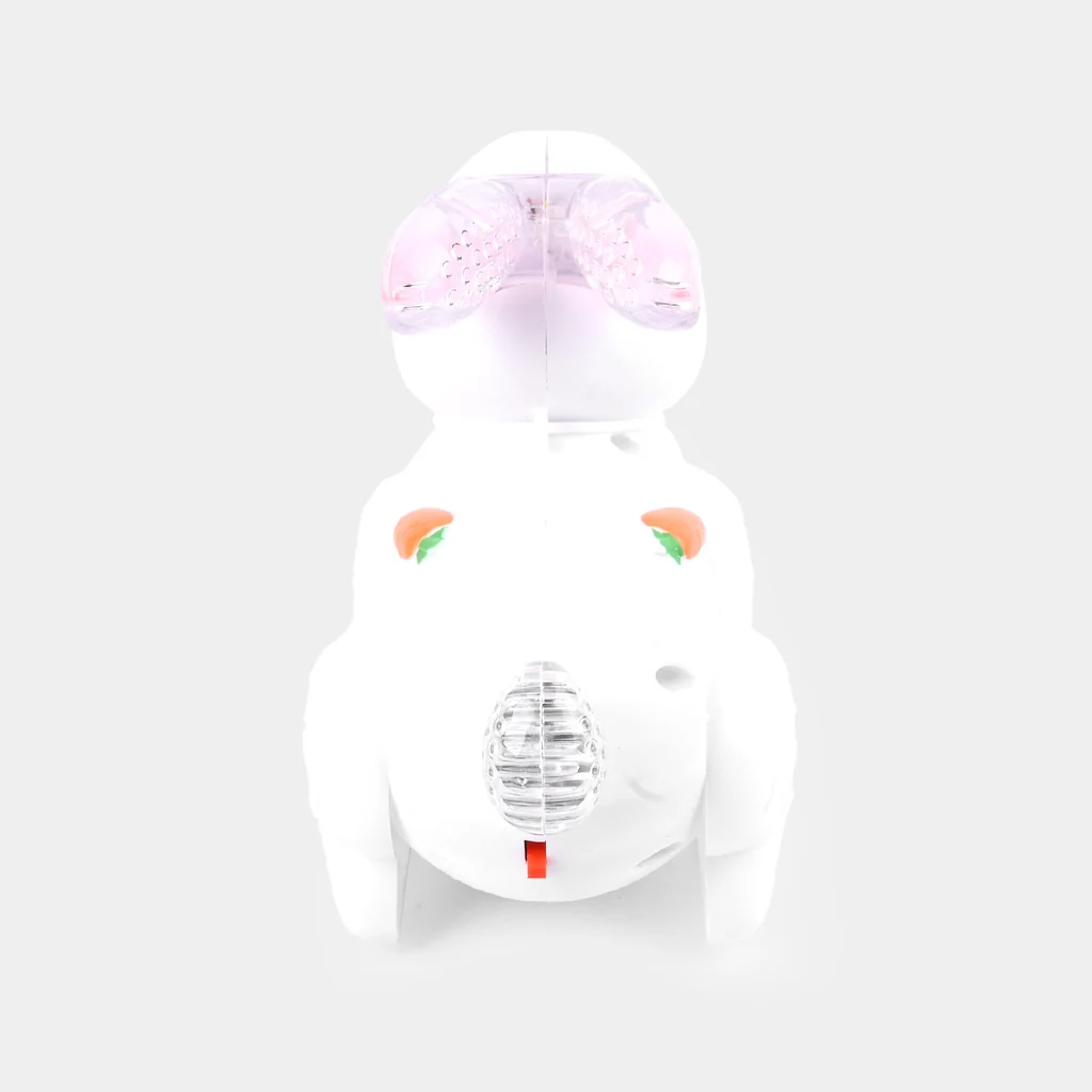Dancing Bunny Rabbit Toy for Kids | Light Up Musical Rabbit with Moving Ears & Rotating Action | Cute Interactive Baby Toy - Image 3