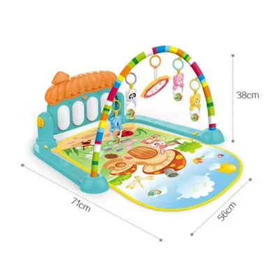 Baby Activity Gym Play Mat with Hanging Toys | Infant Tummy Time & Sensory Play Gym - Image 3