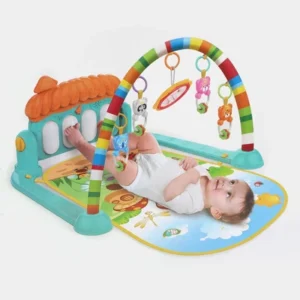 Baby Activity Gym Play Mat with Hanging Toys | Infant Tummy Time & Sensory Play Gym