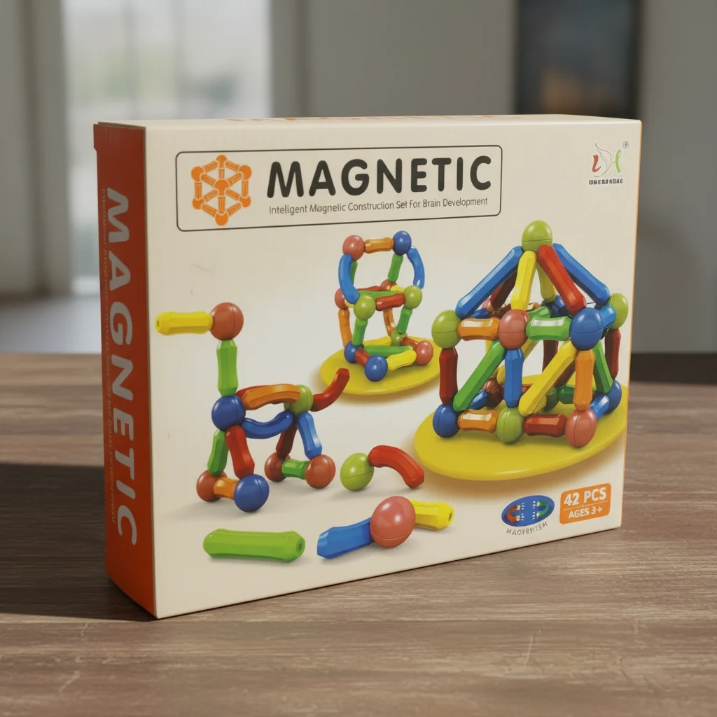 42 PCS Magnetic Building Blocks STEM Toy for Kids