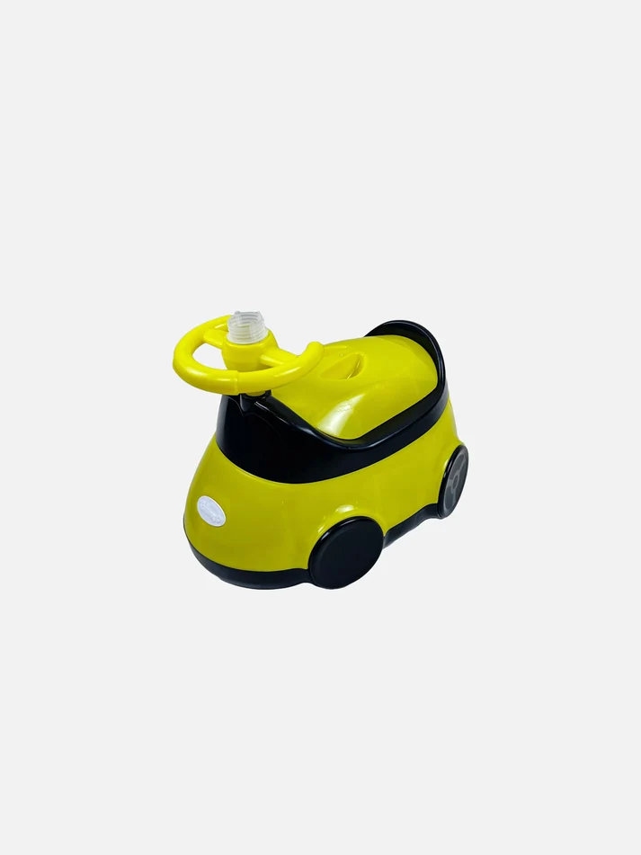 Car Style Baby Potty Training Chair & Toilet Seat with Sound & Light | Interactive Toddler Potty Trainer with Removable Steering Wheel & Tray - Image 3