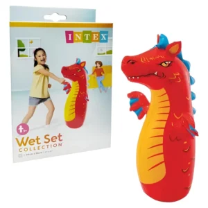 Intex Wet Set Dragon Inflatable Pool Toy 94cm – Red Dragon Swimming Float for Kids, Pool & Water Play Toy, Ages 3+