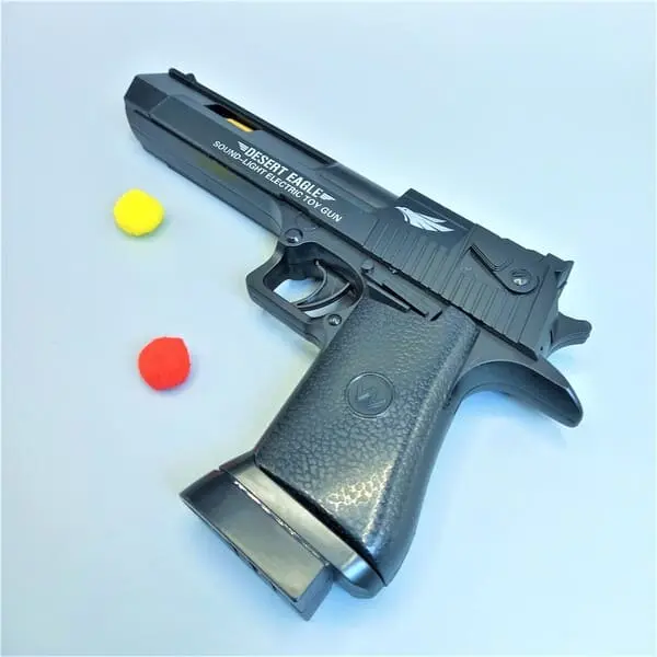 Toy House Desert Eagle Sound and Light Electric Toy Gun – Realistic Action Effects, Flashing Lights, & Safe Toy for Kids - Image 2