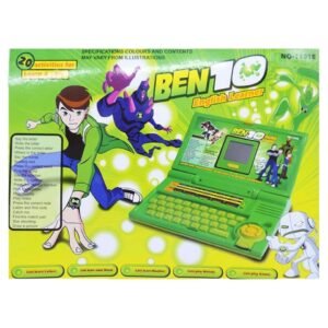 Ben 10 English Learner Laptop – 20-in-1 Educational Toy Computer with Interactive Learning Activities & Games for Kids