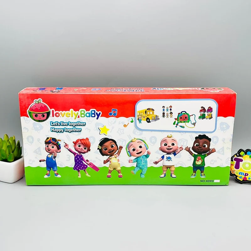 Lovely Baby Character Doll Set – 6-Piece Cartoon Family Action Figures and Toddler Doll Collection for Kids (Age 3+) - Image 2