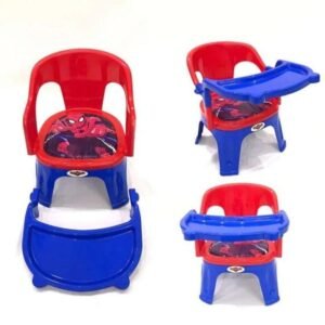 Kids Cartoon Character Baby Booster Seat & Dining Chair – Portable Multi-Purpose Toddler Feeding Seat with Removable Tray