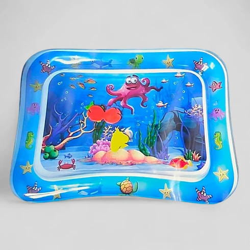 Baby Water Play Mat Inflatable Tummy Time Sensory Toy - Image 2