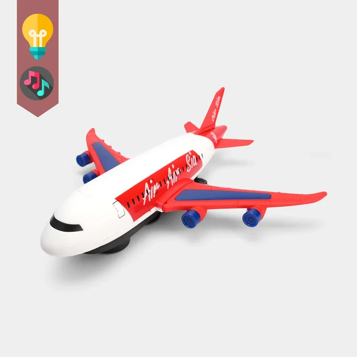 Airliner Passenger Plane Toy for Kids | Realistic Pull-Back Aircraft Toy with Detailed Airplane Design - Image 2