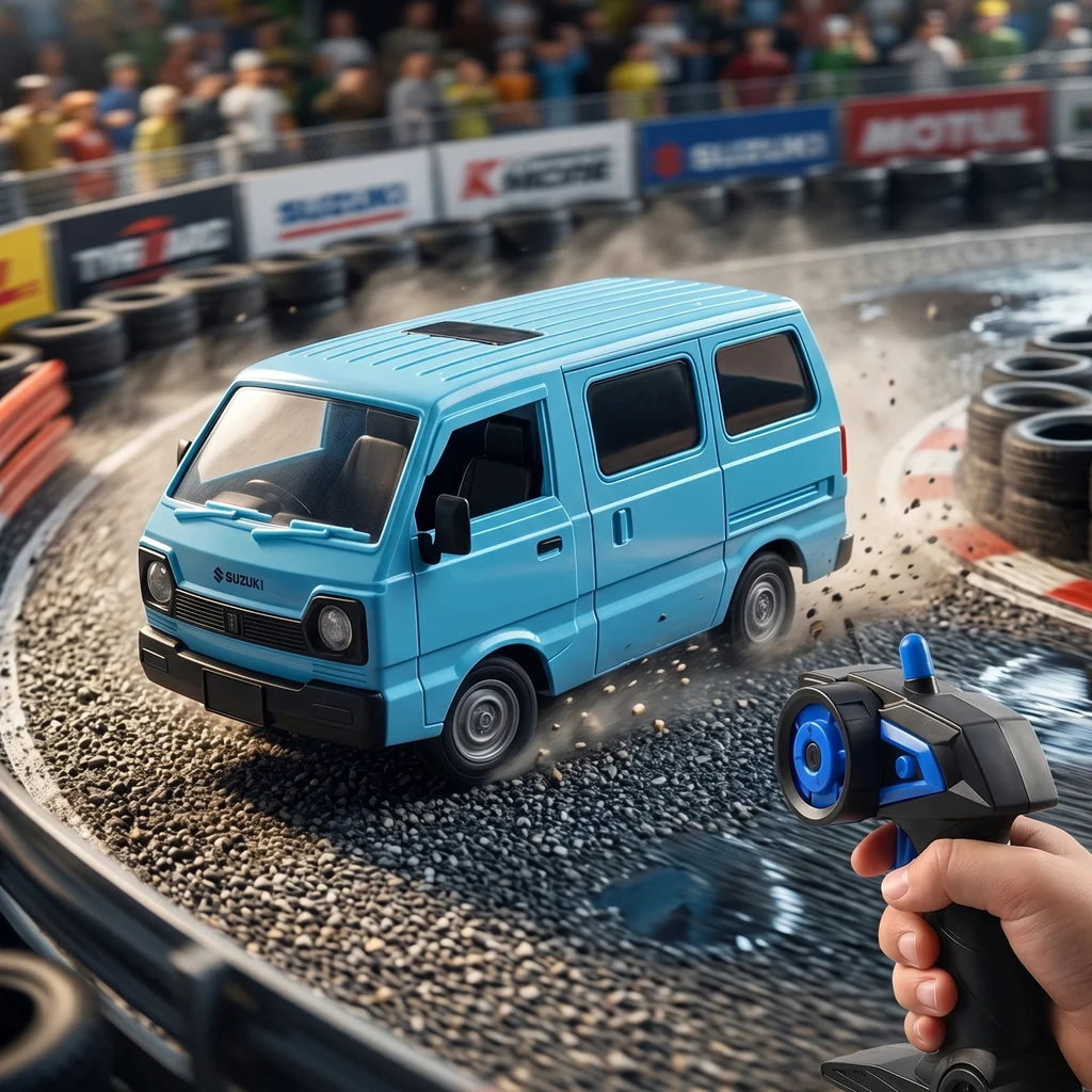 Remote Control City Bus Toy for Kids | RC Mini Bus with Spray Function, Lights & Sounds
