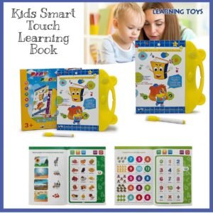 Interactive Educational Learning Book for Kids 3+ – Talking Learning Toy with English Alphabet, Numbers, Fruits, Animals, Vehicles & Nursery Rhymes