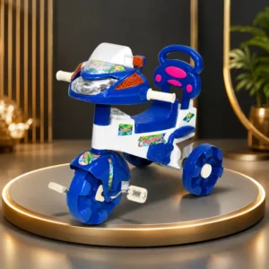 Kids 3 Wheel Tricycle Ride On Toy | Baby Tricycle with Pedals, Steering & Backrest | Toddler Ride On Bike for Boys & Girls