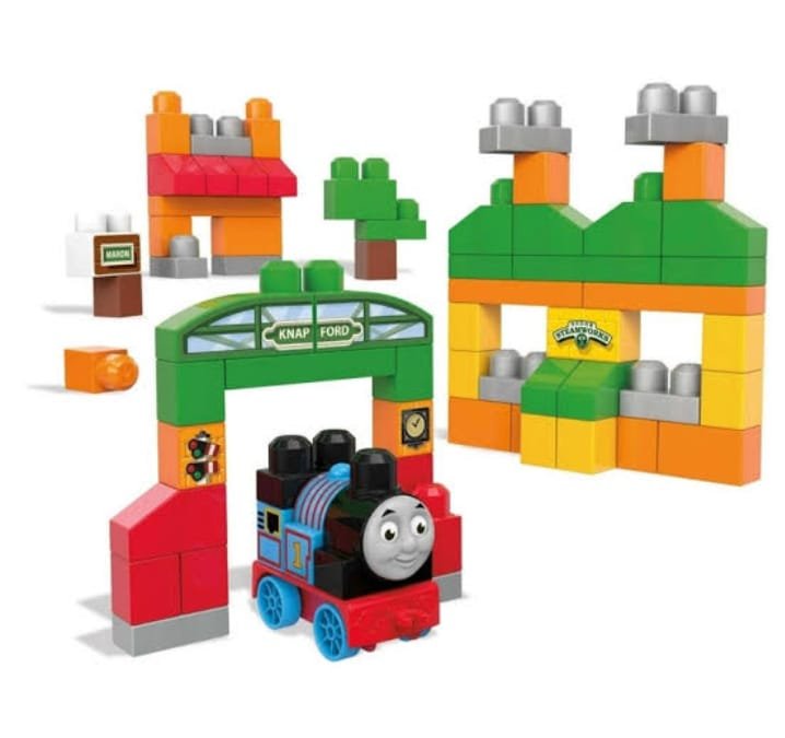 Thomas & Friends Buildings Blocks Set - 87-Piece Educational DIY Train Track, Station, and Construction Toy - Image 5