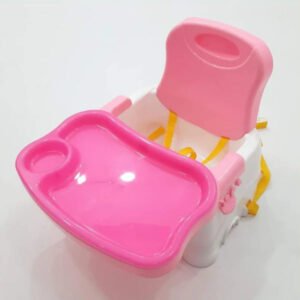 Evergreen Health Care Baby Booster Seat & Feeding Chair – Multi-Color Portable Toddler Dining Seat with Activity Tray