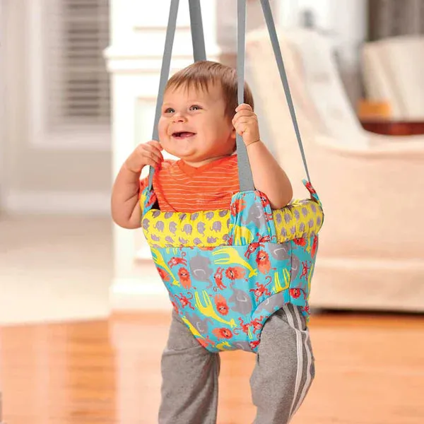 Little Star Deluxe Hanging Baby Swing & Bouncing Swing for Infants | Padded Safety Seat with Adjustable Straps – 6 Months to 3 Years - Image 2