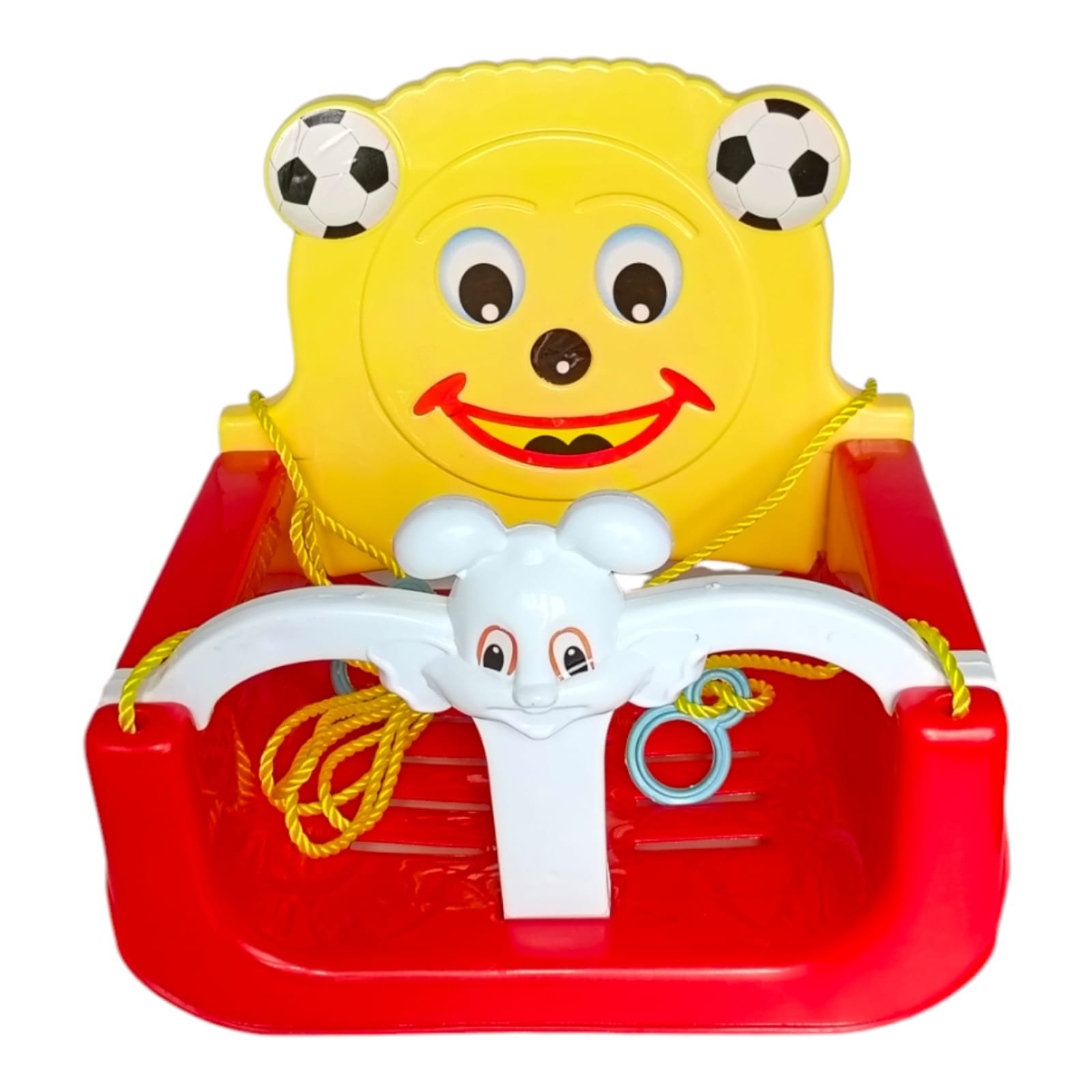 Baby Musical Swing Ride-On Rocking Chair for Kids | Cute Horse-Shaped Baby Swing Seat with Back Support - Image 2