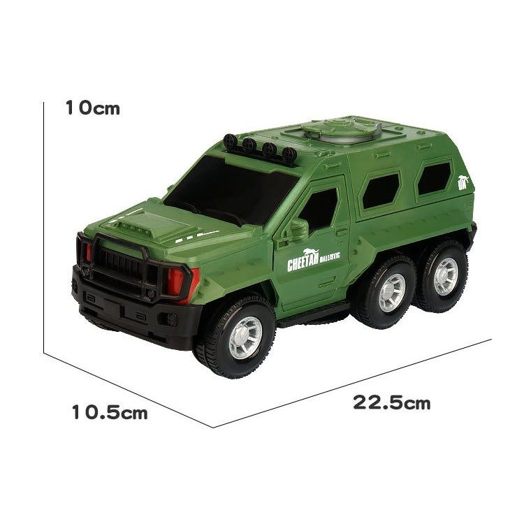 Military Missile Toy Car for Kids | Electric Missile Launcher Army Truck Toy with Rotating Missile Launcher - Image 3