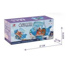 Airliner Toy Airplane for Kids – Colorful Aircraft Pretend Play Toy | Kids Airplane Toy - Image 3