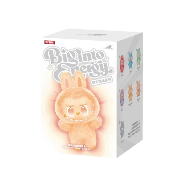 POP MART The Monsters Big into Energy Series Vinyl Plush Pendant Blind Box – Cute Collectible Character Keychain & Bag Charm