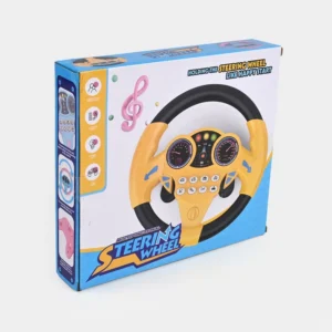 Multifunctional Steering Wheel Toy for Kids – Interactive Driving Simulator with Lights, Realistic Vehicle Sounds, and Music (Age 3+)