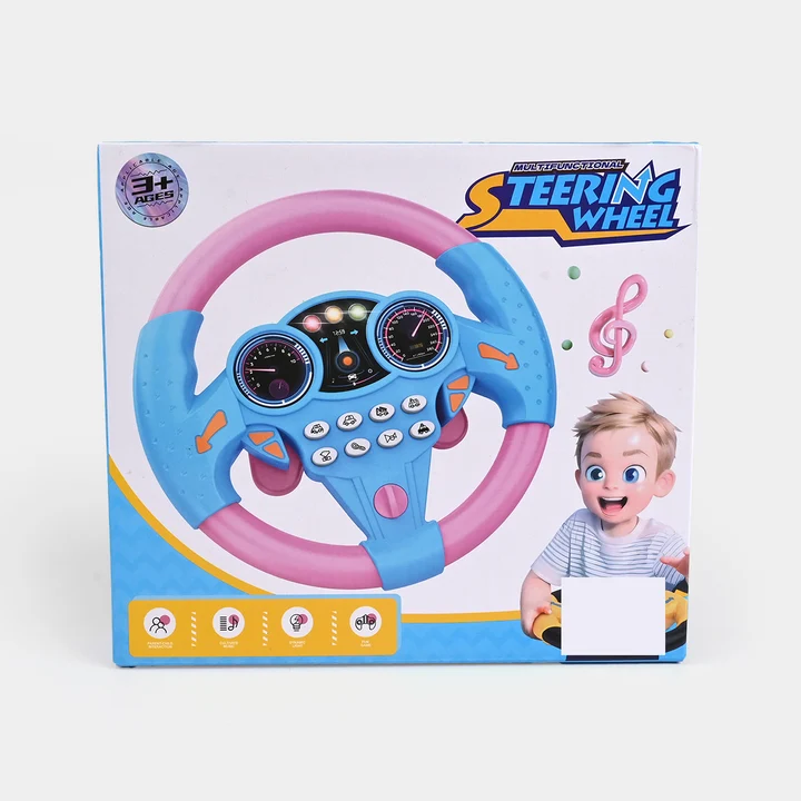 Multifunctional Steering Wheel Toy for Kids – Interactive Driving Simulator with Lights, Realistic Vehicle Sounds, and Music (Age 3+) - Image 4