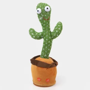 Dancing Cactus Toy – Electronic Talking & Mimicking Plush Cactus with 120 Songs, 360° Rotation